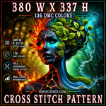 Lush Life, Burning Soul Cross Stitch Pattern