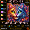 Mandala Whiskers of Whimsy Diamond Art Pattern