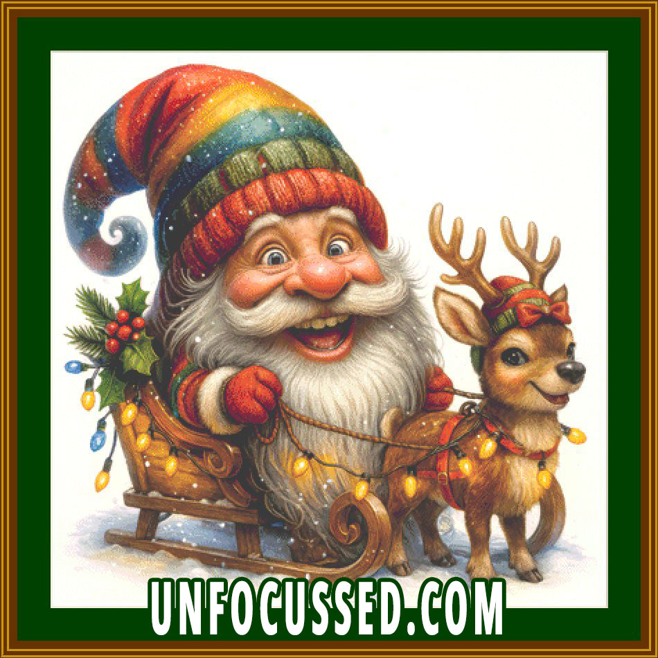 Merry Misfits of North Pole Lane Cross Stitch Pattern