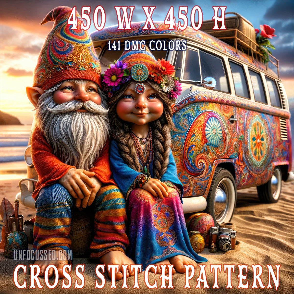 Nomadic Whimsy Cross Stitch Pattern