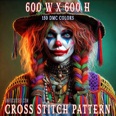 Pierrot Nomad Cross Stitch Pattern