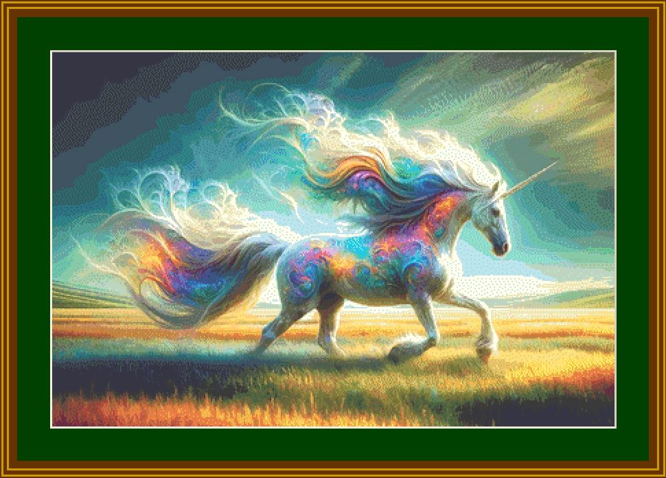 Quantum Canter Cross Stitch Pattern