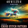 Quantum Canter Cross Stitch Pattern