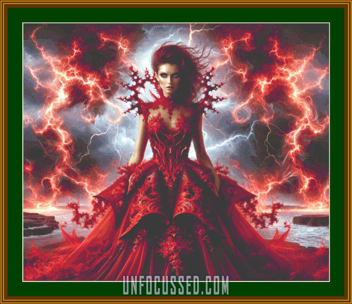 Tempest's Embrace Cross Stitch Pattern