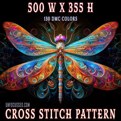 The Aetherwing Illumina Cross Stitch Pattern
