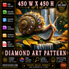 The Gilded Escargot Diamond Art Pattern