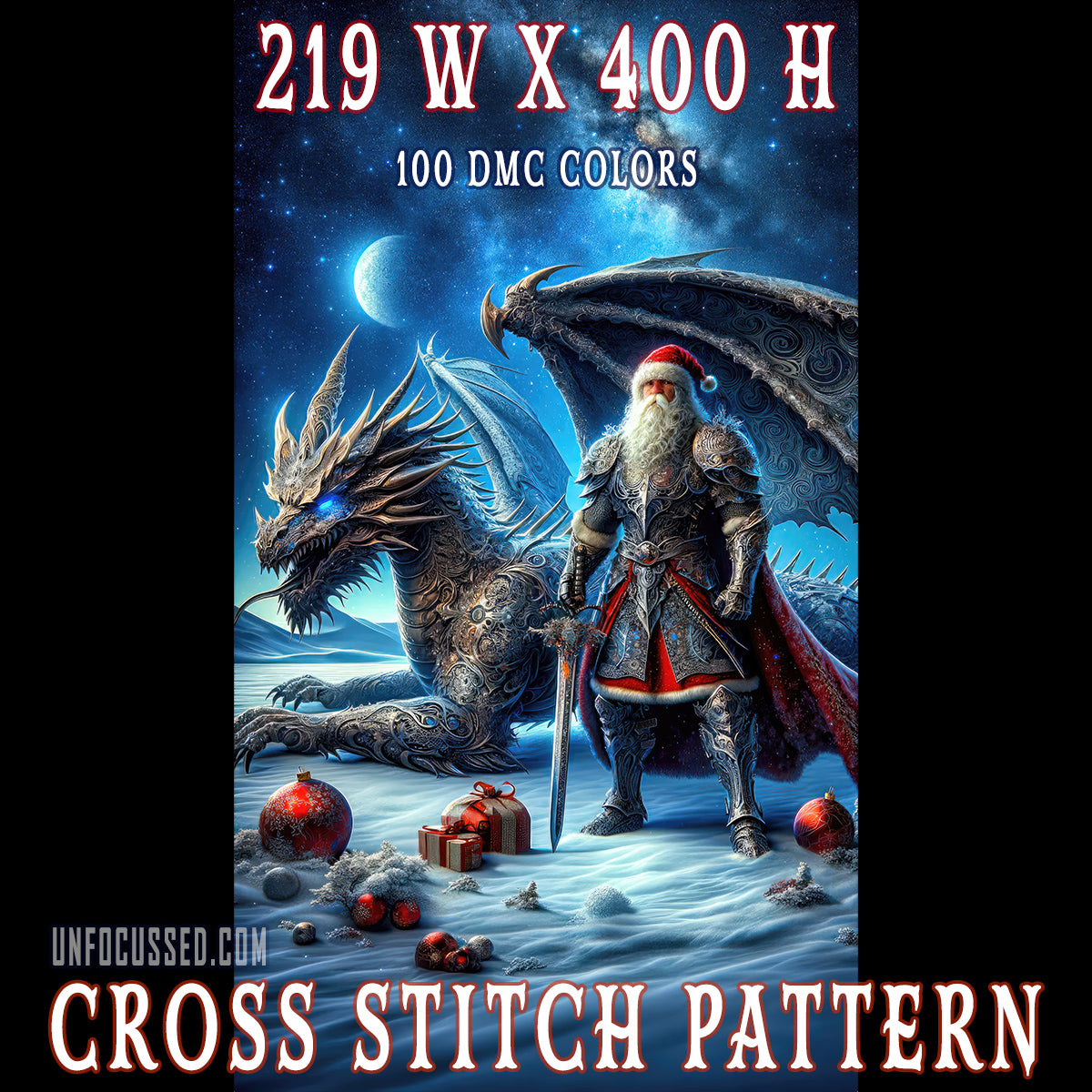 The Guardian of Winter's Lore Cross Stitch Pattern