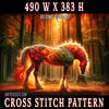 The Incandescent Steed Cross Stitch Pattern