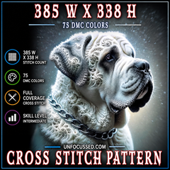 The Noble Watcher Cross Stitch Pattern
