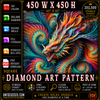 The Rainbow Drake Diamond Art Pattern