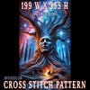 Modèle de point de croix Symphonie luminescente