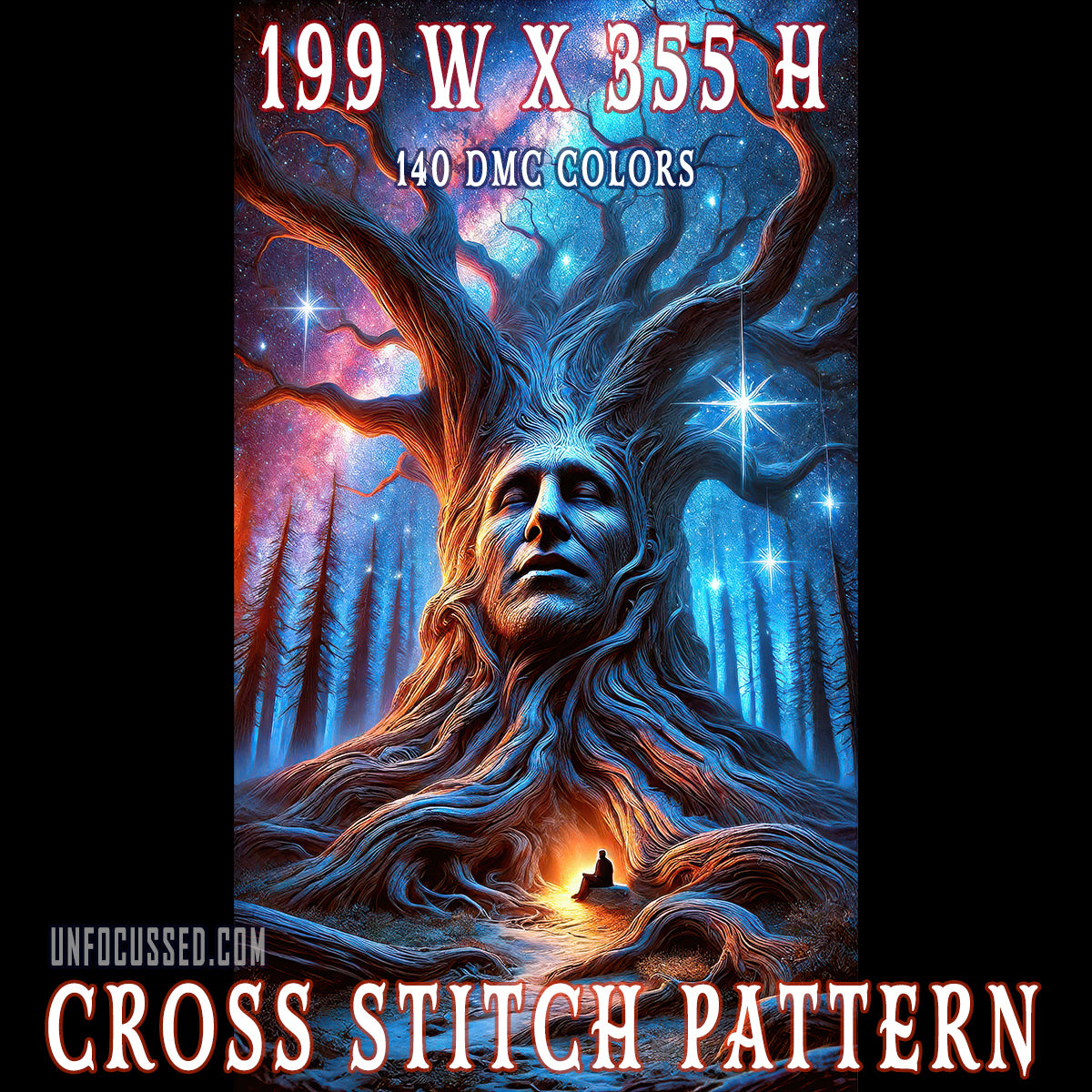 The Rooted Sage Cross Stitch Pattern
