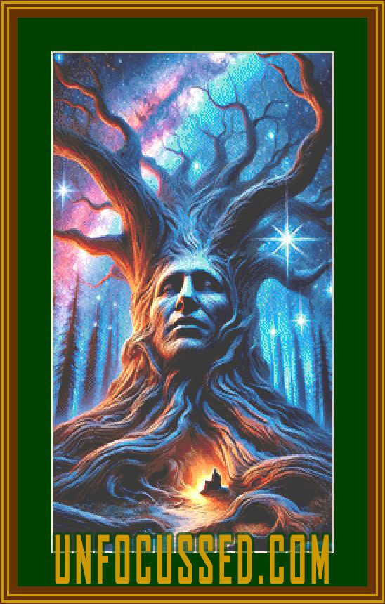 Modèle de point de croix Symphonie luminescente