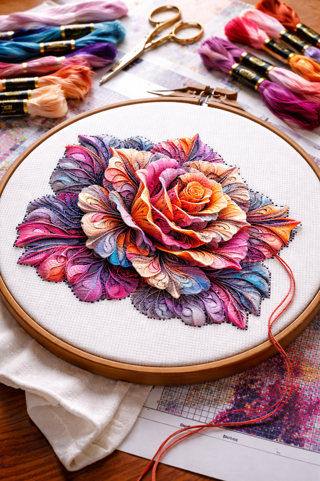 The Heart's Unspoken Language Cross Stitch Pattern