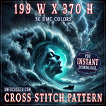Tide of the Thunder Queen Cross Stitch Pattern