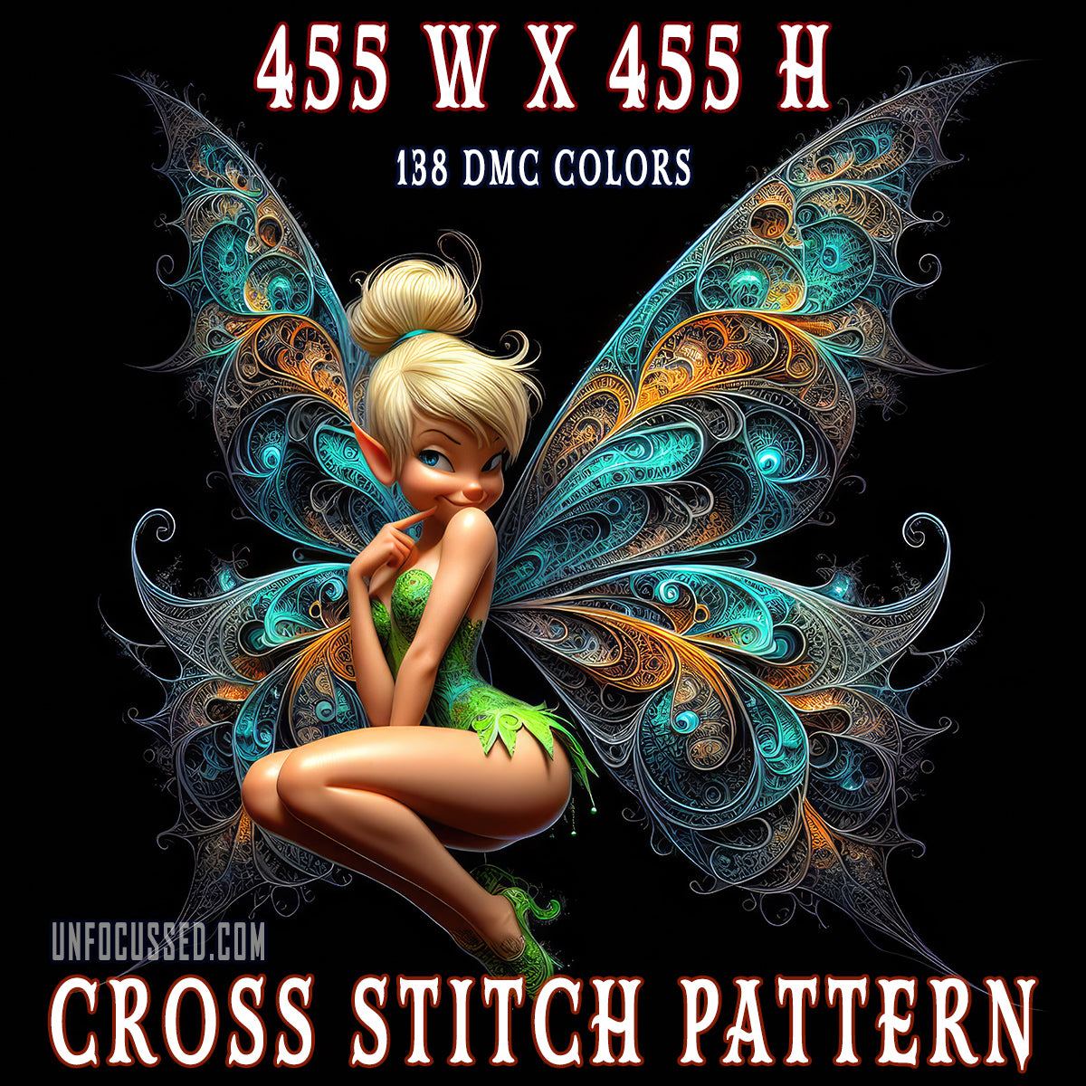 Whimsy in Fractals Cross Stitch Pattern