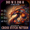 Whorls of the Wyrmling Cross Stitch Pattern