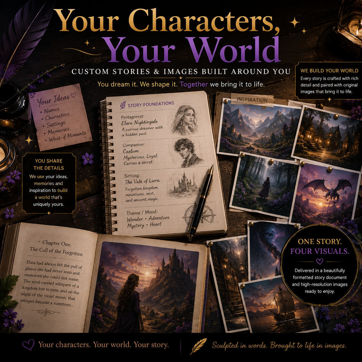 StorySculpt : contes et images sur mesure